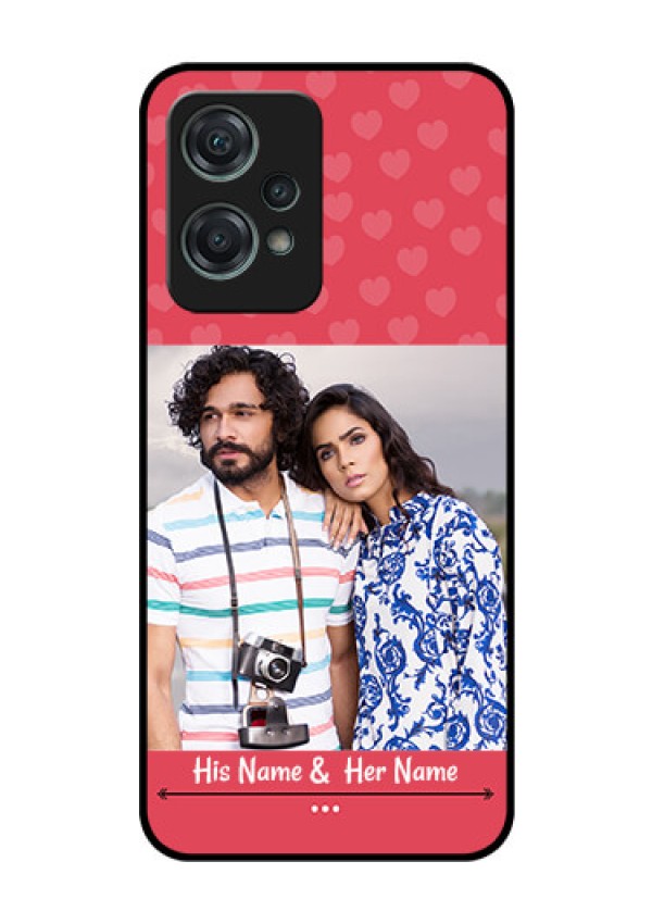 Nord CE 2 Lite 5G Photo Printing on Glass Case - Simple Love Design