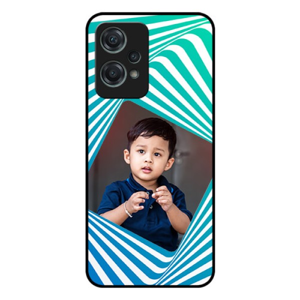 Nord CE 2 Lite 5G Personalized Glass Phone Case - Abstract Spiral Design Nord CE 2 Lite 5G Personalized Glass Phone Case - Abstract Spiral Design