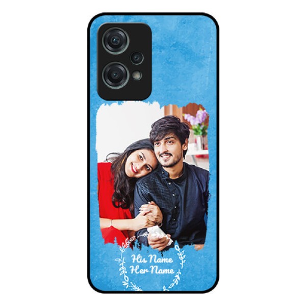 OnePlus Nord Ce 2 Lite 5G Custom Glass Phone Case - Blue Color Vintage Design OnePlus Nord Ce 2 Lite 5G Custom Glass Phone Case - Blue Color Vintage Design
