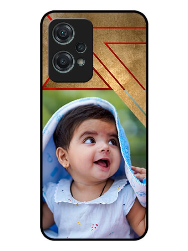 Custom Nord CE 2 Lite 5G Personalized Glass Phone Case - Gradient Abstract Texture Design