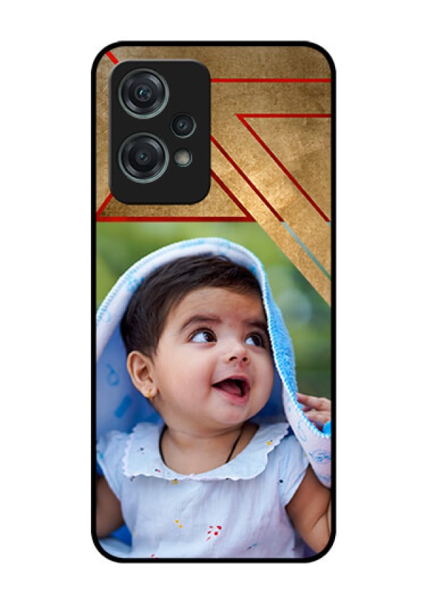 Nord CE 2 Lite 5G Personalized Glass Phone Case - Gradient Abstract Texture Design