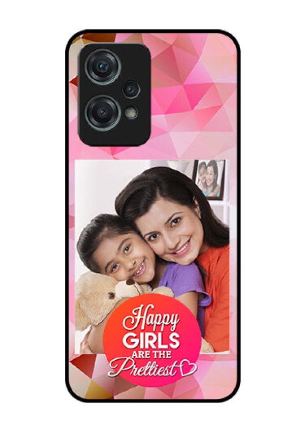 Nord CE 2 Lite 5G Photo Printing on Glass Case - Abstract Triangle Design