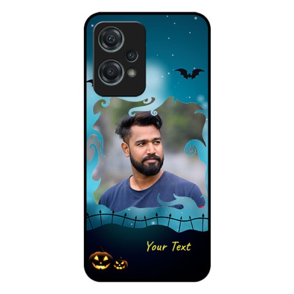 Nord CE 2 Lite 5G Custom Glass Phone Case - Halloween frame design Nord CE 2 Lite 5G Custom Glass Phone Case - Halloween frame design