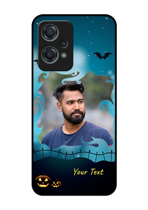 Nord CE 2 Lite 5G Custom Glass Phone Case - Halloween frame design
