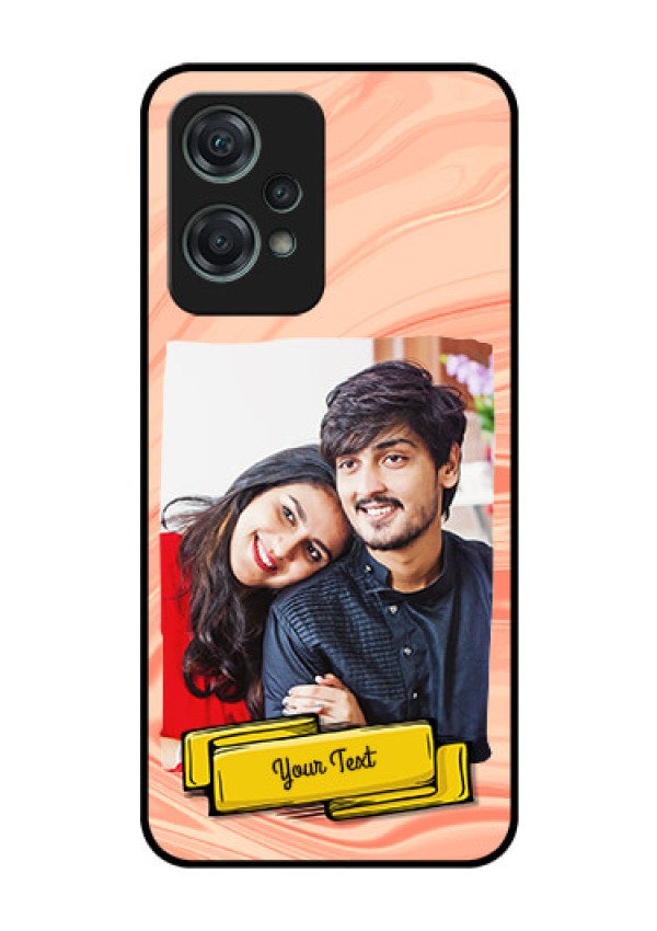 Nord CE 2 Lite 5G Personalized Glass Phone Case - Marble Texture Design