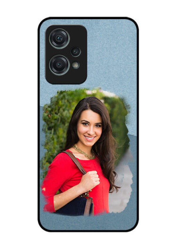 Nord CE 2 Lite 5G Custom Glass Mobile Case - Grunge Line Art Design