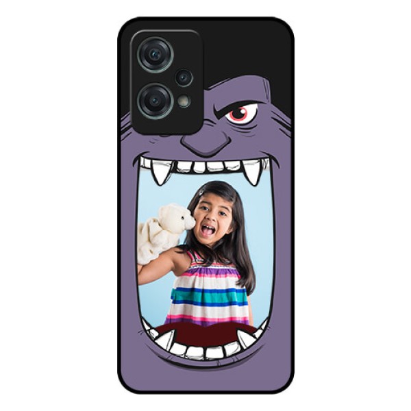 Nord CE 2 Lite 5G Custom Glass Phone Case - Angry Monster Design