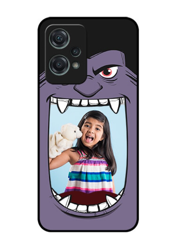 Nord CE 2 Lite 5G Custom Glass Phone Case - Angry Monster Design