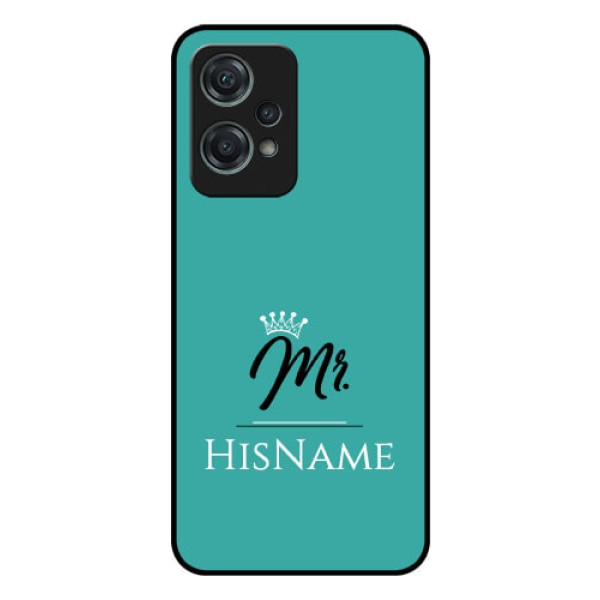 Nord CE 2 Lite 5G Custom Glass Phone Case Mr with Name