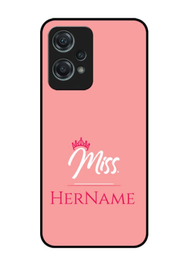 Nord CE 2 Lite 5G Custom Glass Phone Case Mrs with Name
