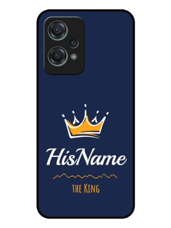 Custom Nord CE 2 Lite 5G Glass Phone Case King with Name
