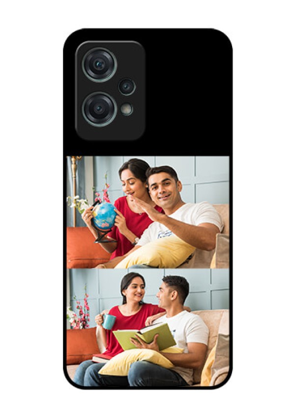 Nord CE 2 Lite 5G 2 Images on Glass Phone Cover