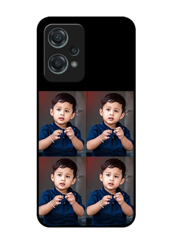 Nord CE 2 Lite 5G 4 Image Holder on Glass Mobile Cover