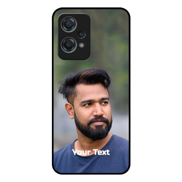 Nord CE 2 Lite 5G Glass Mobile Cover: Photo with Text Nord CE 2 Lite 5G Glass Mobile Cover: Photo with Text