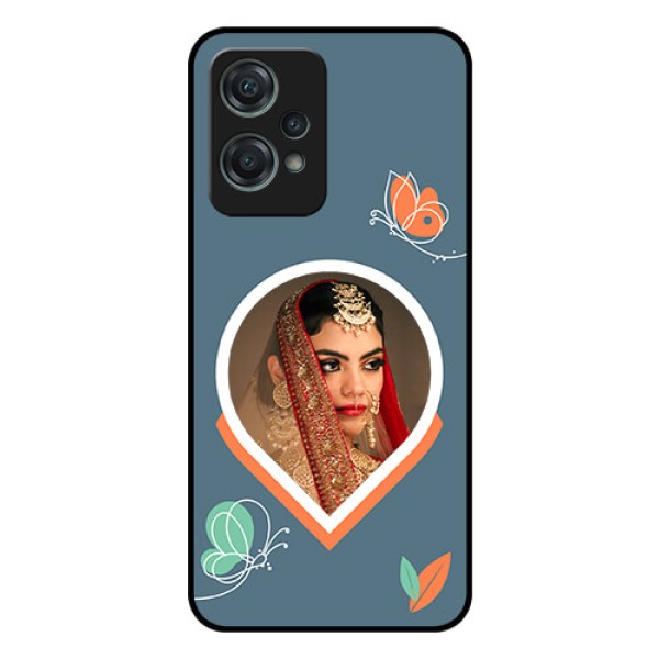 OnePlus Nord CE 2 Lite 5G Custom Glass Mobile Case - Droplet Butterflies Design