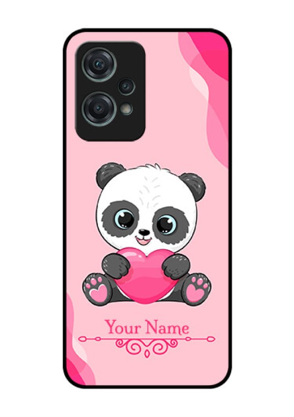 OnePlus Nord CE 2 Lite 5G Custom Glass Mobile Case - Cute Panda Design