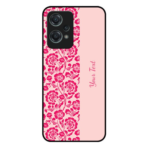 OnePlus Nord CE 2 Lite 5G Custom Glass Phone Case - Attractive Floral Pattern Design