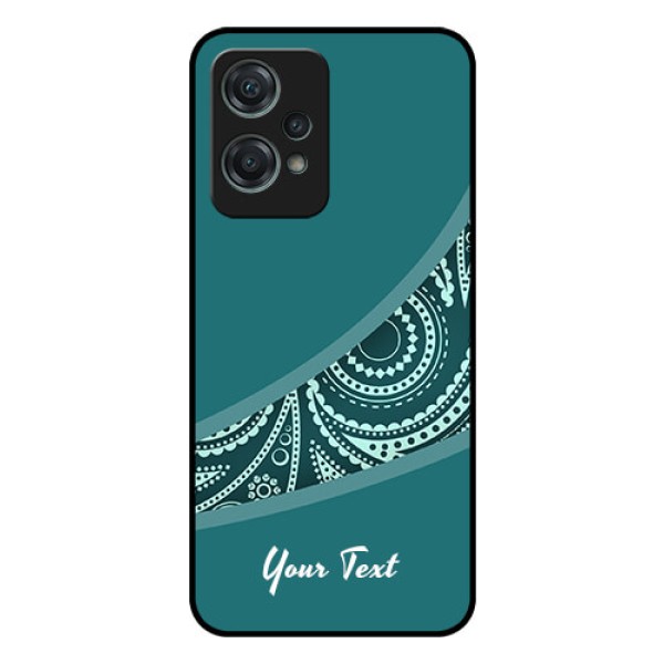 OnePlus Nord CE 2 Lite 5G Photo Printing on Glass Case - semi visible floral Design OnePlus Nord CE 2 Lite 5G Photo Printing on Glass Case - semi visible floral Design