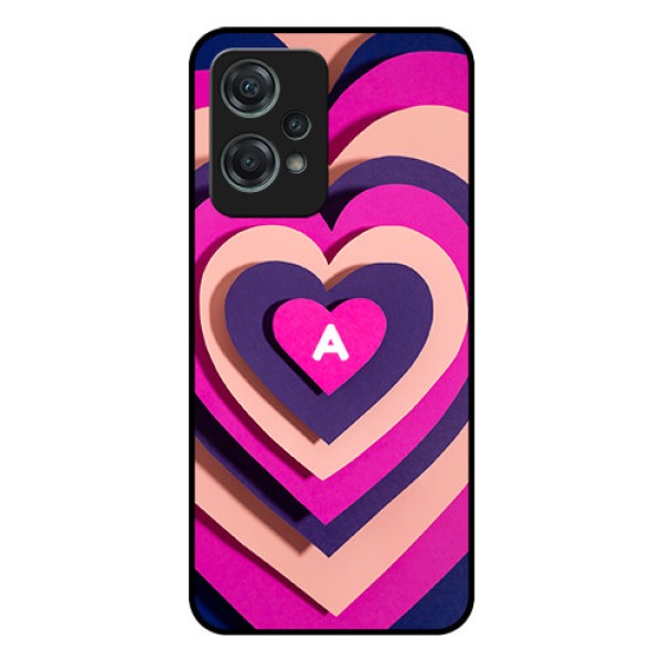 OnePlus Nord CE 2 Lite 5G Custom Glass Mobile Case - Cute Heart Pattern Design