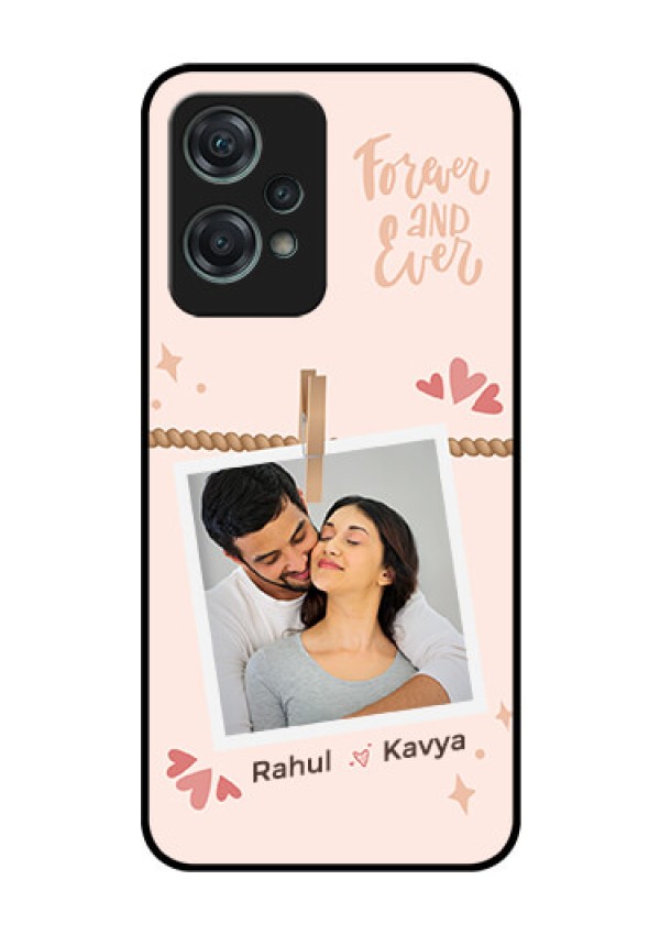OnePlus Nord CE 2 Lite 5G Custom Glass Phone Case - Forever and ever love Design