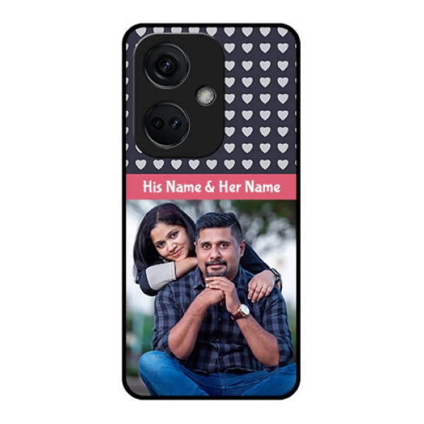 OnePlus Nord CE 3 5G Custom Glass Mobile Case - Love Symbols Design