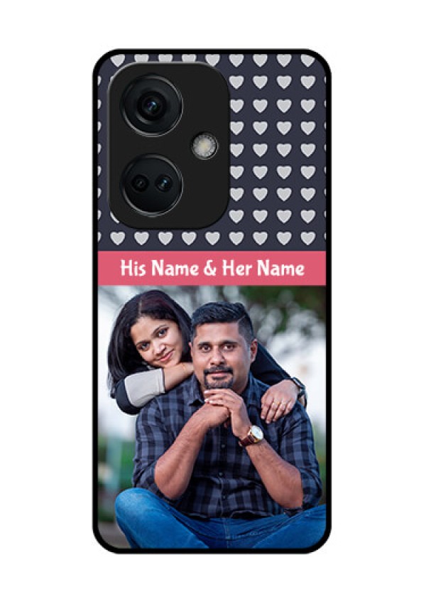 OnePlus Nord CE 3 5G Custom Glass Mobile Case - Love Symbols Design