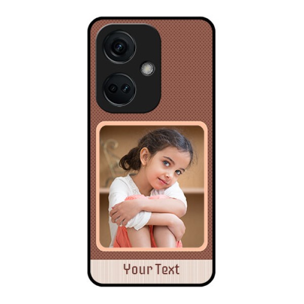 OnePlus Nord CE 3 5G Custom Glass Phone Case - Simple Pic Upload Design