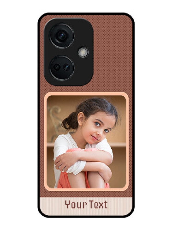 Custom OnePlus Nord CE 3 5G Custom Glass Phone Case - Simple Pic Upload Design