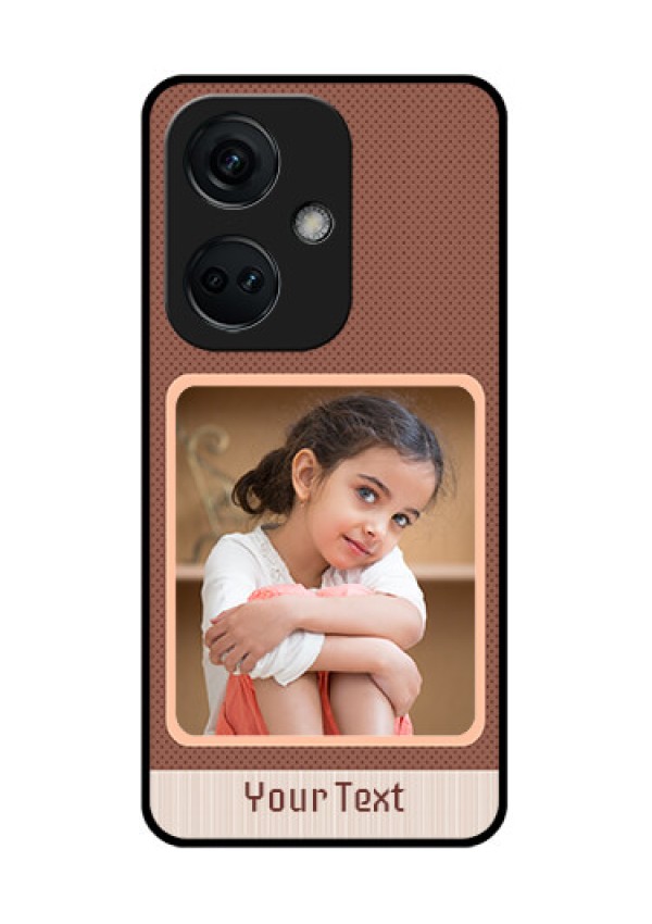 OnePlus Nord CE 3 5G Custom Glass Phone Case - Simple Pic Upload Design