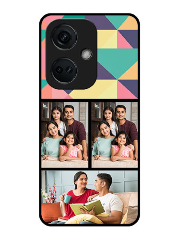 Custom OnePlus Nord CE 3 5G Custom Glass Phone Case - Bulk Pic Upload Design