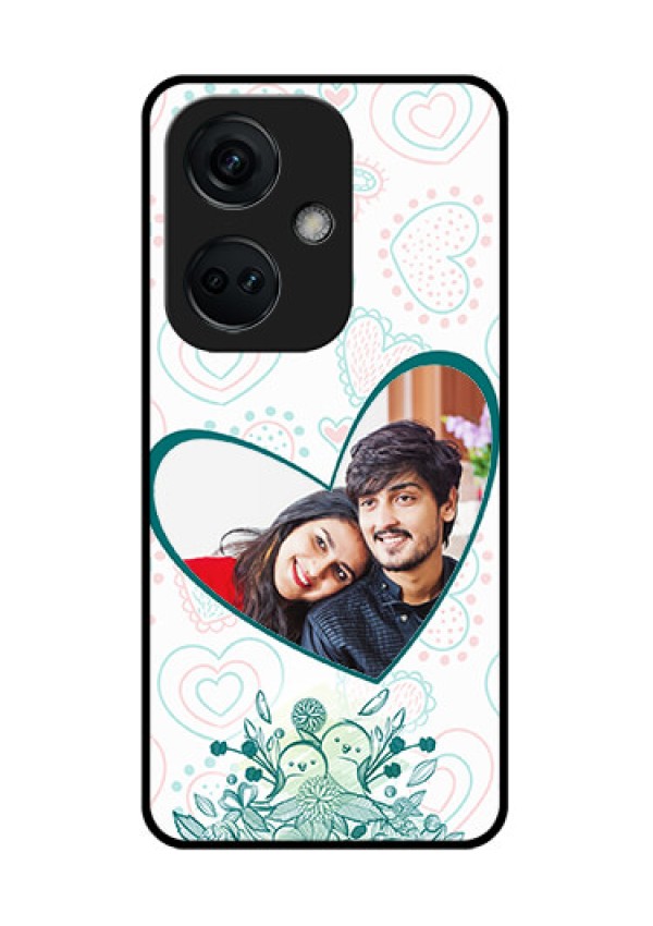 OnePlus Nord CE 3 5G Photo Printing on Glass Case - Premium Couple Design