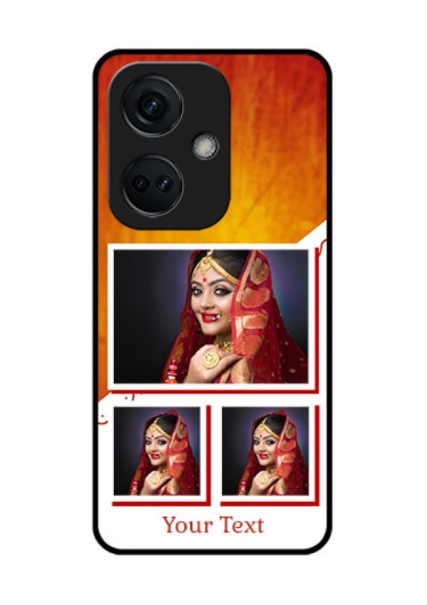 OnePlus Nord CE 3 5G Custom Glass Phone Case - Wedding Memories Design