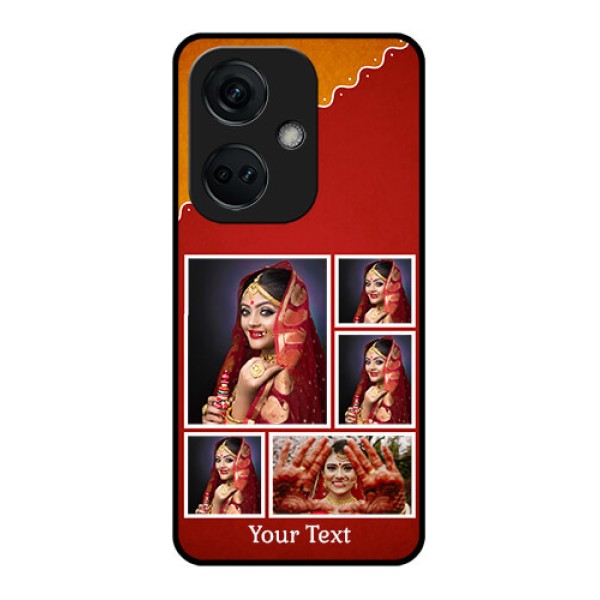 OnePlus Nord CE 3 5G Personalized Glass Phone Case - Wedding Pic Upload Design