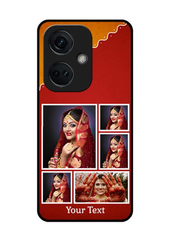 OnePlus Nord CE 3 5G Personalized Glass Phone Case - Wedding Pic Upload Design