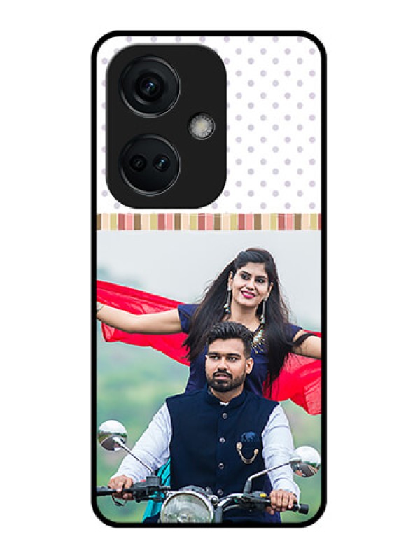 Custom OnePlus Nord CE 3 5G Photo Printing on Glass Case - Cute Family Design