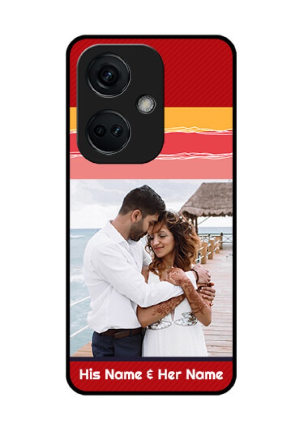 OnePlus Nord CE 3 5G Custom Glass Mobile Case - Colorful Case Design