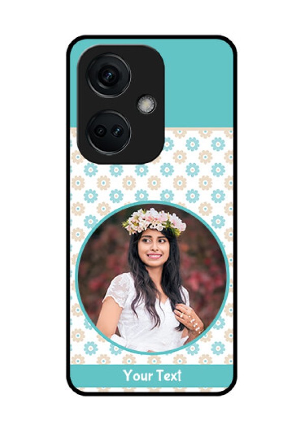 OnePlus Nord CE 3 5G Custom Glass Mobile Case - Beautiful Flowers Design