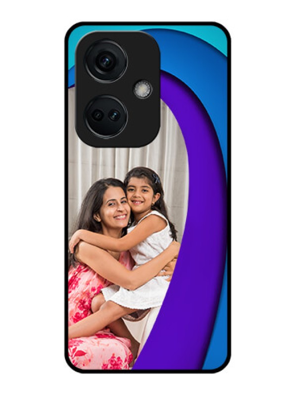 Custom OnePlus Nord CE 3 5G Photo Printing on Glass Case - Simple Pattern Design