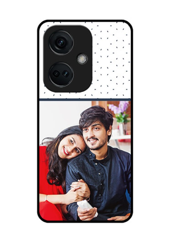 OnePlus Nord CE 3 5G Personalized Glass Phone Case - Premium Dot Design
