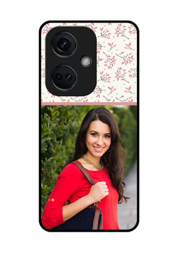 OnePlus Nord CE 3 5G Custom Glass Phone Case - Premium Floral Design