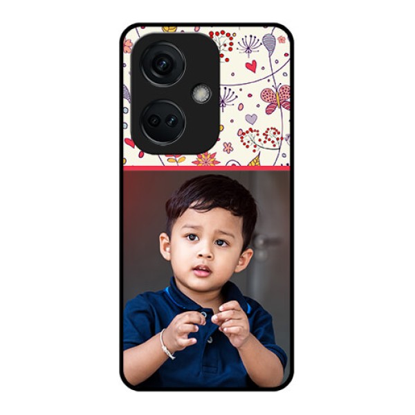 OnePlus Nord CE 3 5G Custom Glass Mobile Case - Premium Floral Design
