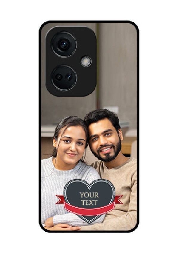OnePlus Nord CE 3 5G Custom Glass Phone Case - Just Married Couple Design
