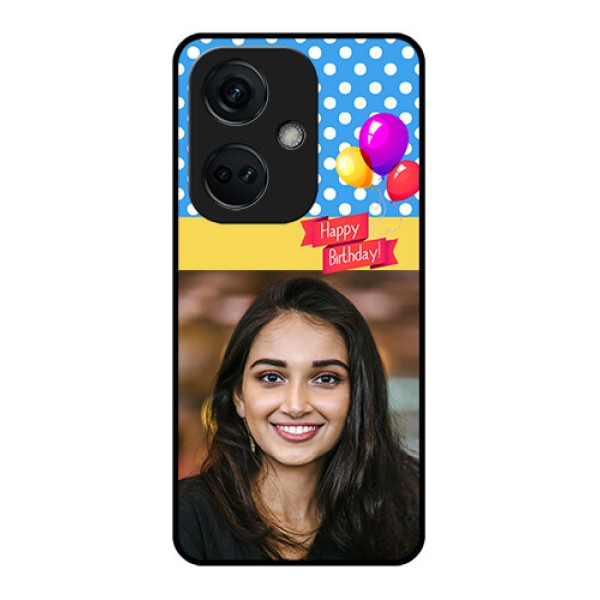 OnePlus Nord CE 3 5G Custom Glass Mobile Case - Happy Birthday Design