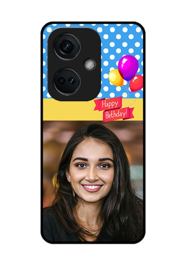OnePlus Nord CE 3 5G Custom Glass Mobile Case - Happy Birthday Design
