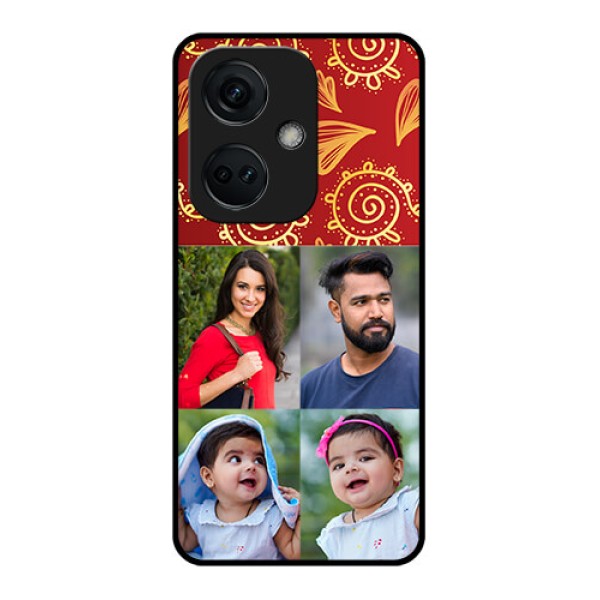 OnePlus Nord CE 3 5G Photo Printing on Glass Case - 4 Image Traditional Design