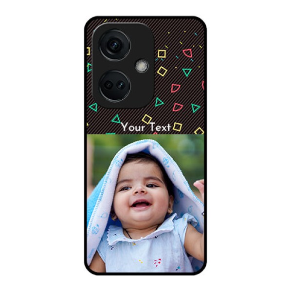 OnePlus Nord CE 3 5G Custom Glass Phone Case - with confetti birthday design OnePlus Nord CE 3 5G Custom Glass Phone Case - with confetti birthday design