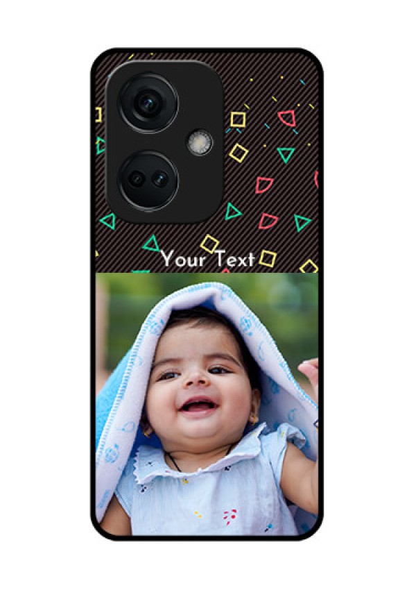 OnePlus Nord CE 3 5G Custom Glass Phone Case - with confetti birthday design