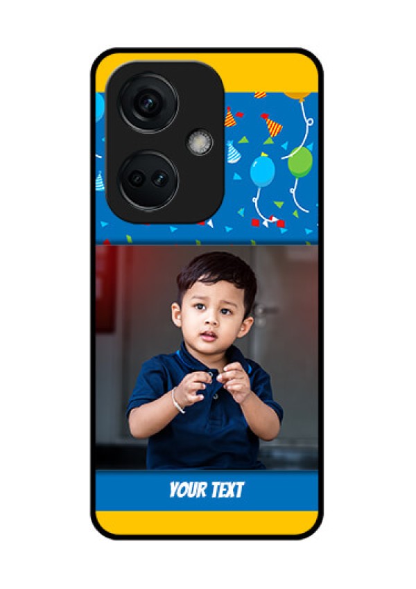 OnePlus Nord CE 3 5G Custom Glass Mobile Case - Birthday Wishes Design