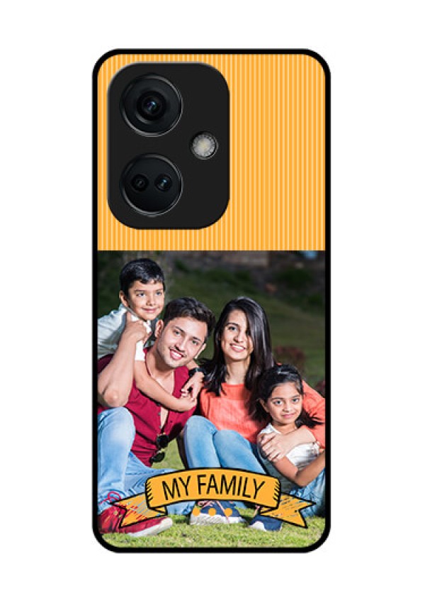 OnePlus Nord CE 3 5G Custom Glass Phone Case - My Family Design
