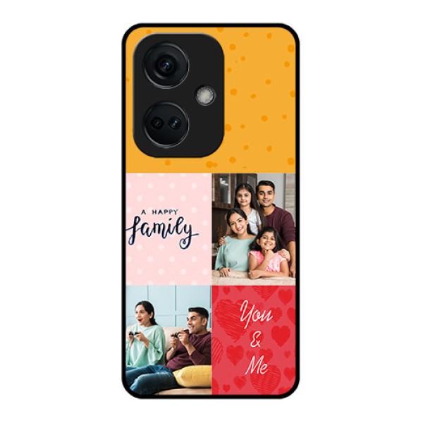 OnePlus Nord CE 3 5G Personalized Glass Phone Case - Images with Quotes Design